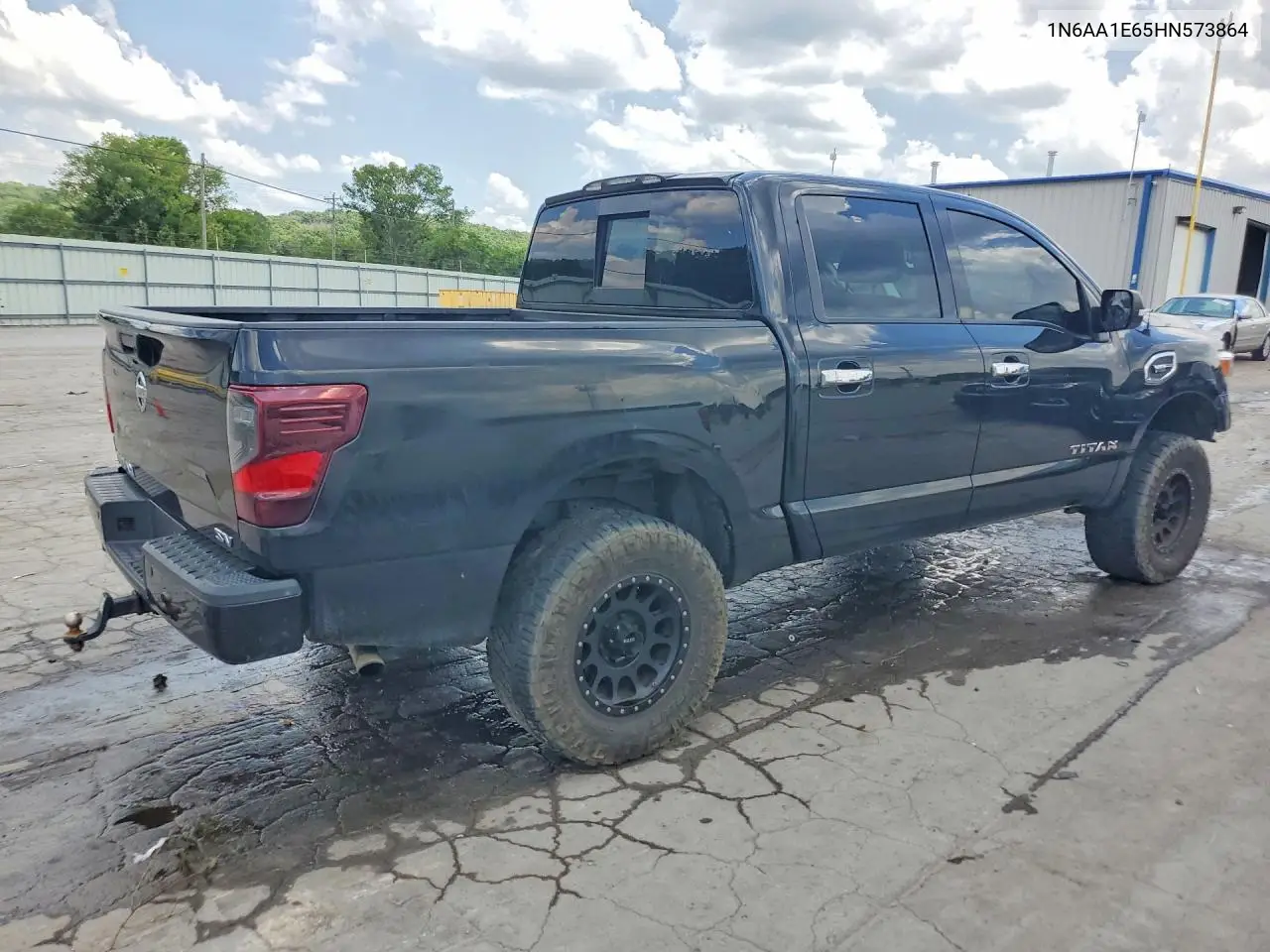 2017 Nissan Titan Sv VIN: 1N6AA1E65HN573864 Lot: 59596796