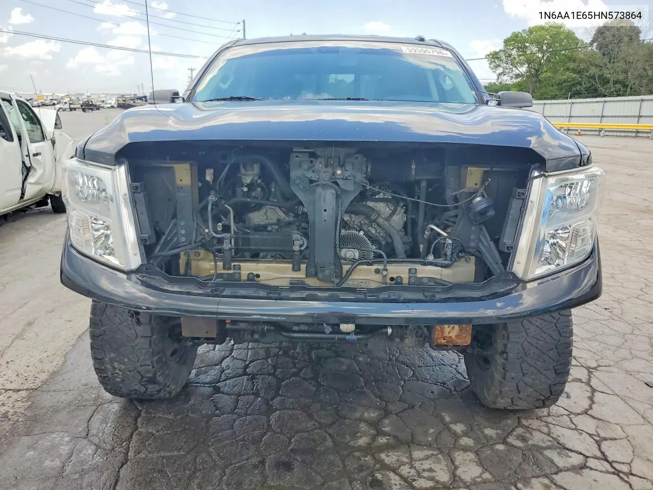 2017 Nissan Titan Sv VIN: 1N6AA1E65HN573864 Lot: 59596796