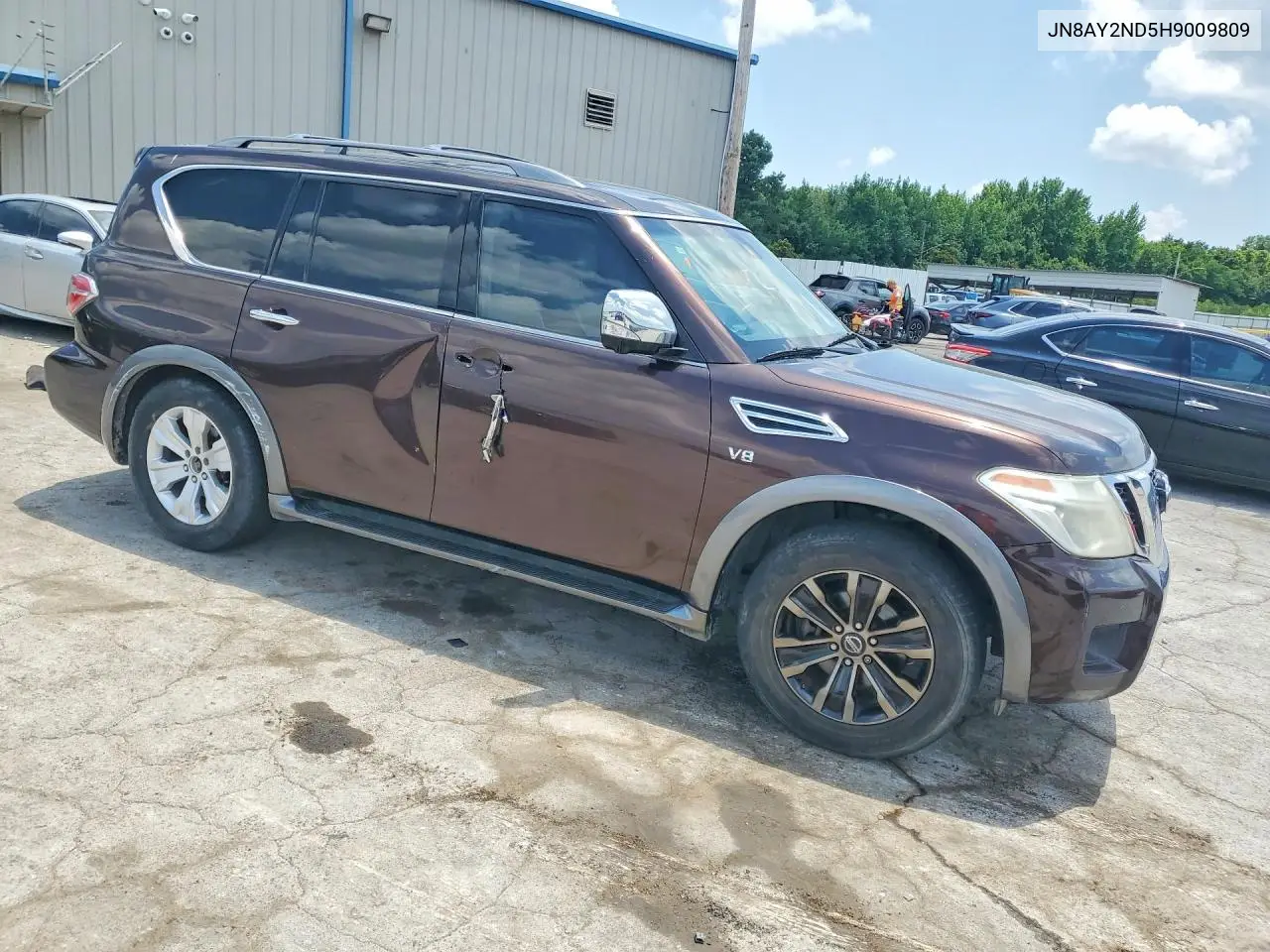 2017 Nissan Armada Platinum VIN: JN8AY2ND5H9009809 Lot: 59613036