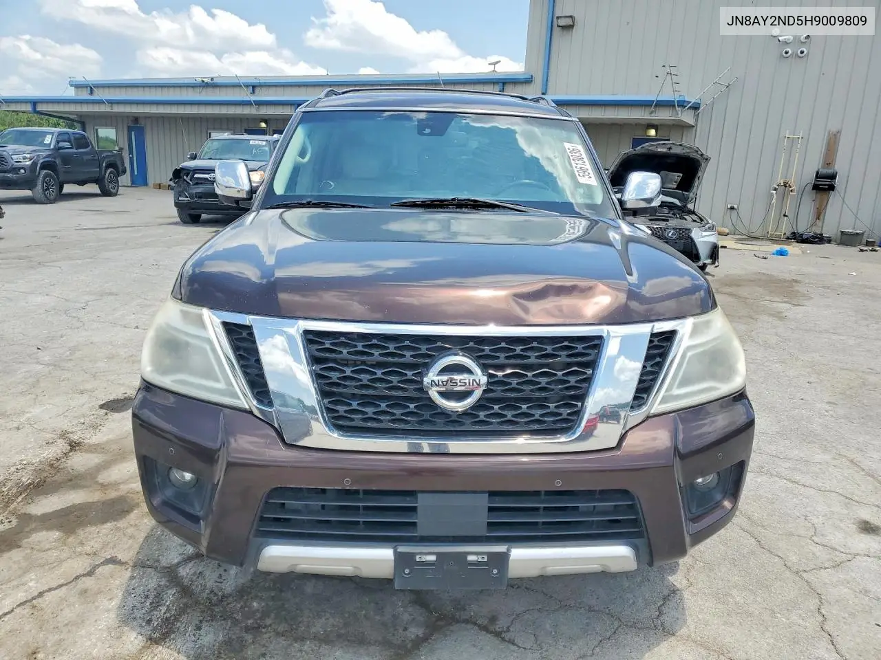 2017 Nissan Armada Platinum VIN: JN8AY2ND5H9009809 Lot: 59613036