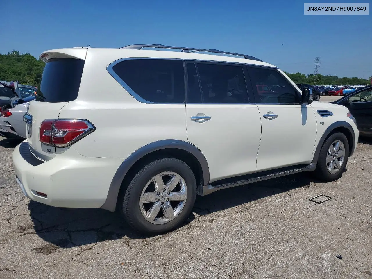 2017 Nissan Armada Sl VIN: JN8AY2ND7H9007849 Lot: 59613176