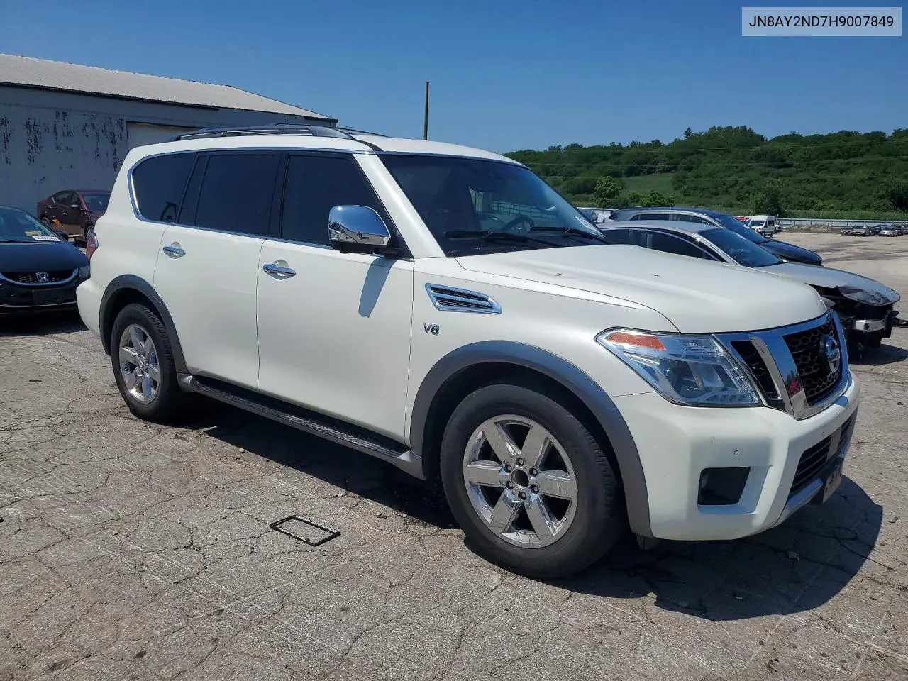 2017 Nissan Armada Sl VIN: JN8AY2ND7H9007849 Lot: 59613176