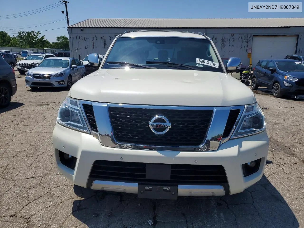 2017 Nissan Armada Sl VIN: JN8AY2ND7H9007849 Lot: 59613176