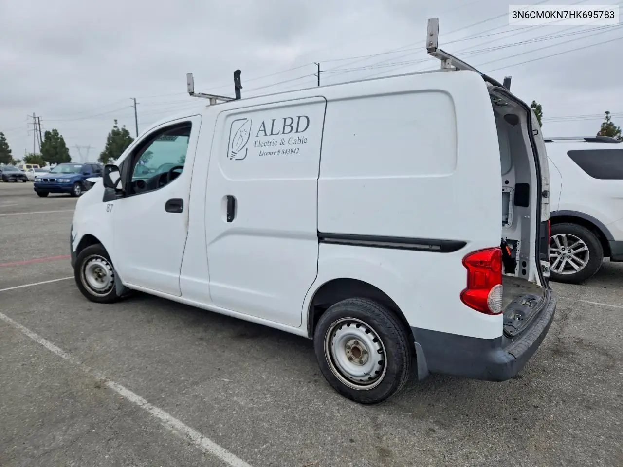 2017 Nissan Nv200 S VIN: 3N6CM0KN7HK695783 Lot: 59686496