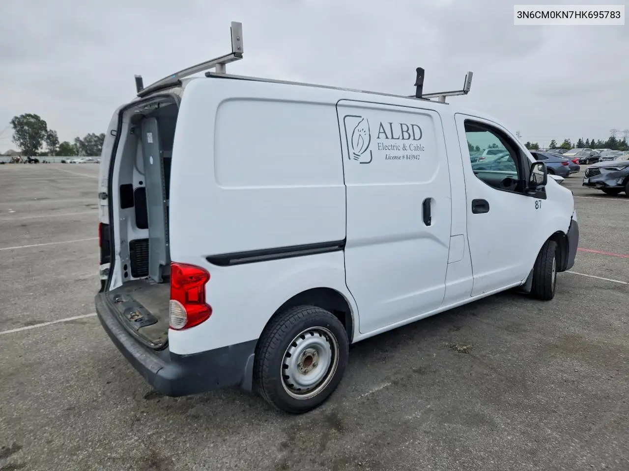 2017 Nissan Nv200 S VIN: 3N6CM0KN7HK695783 Lot: 59686496