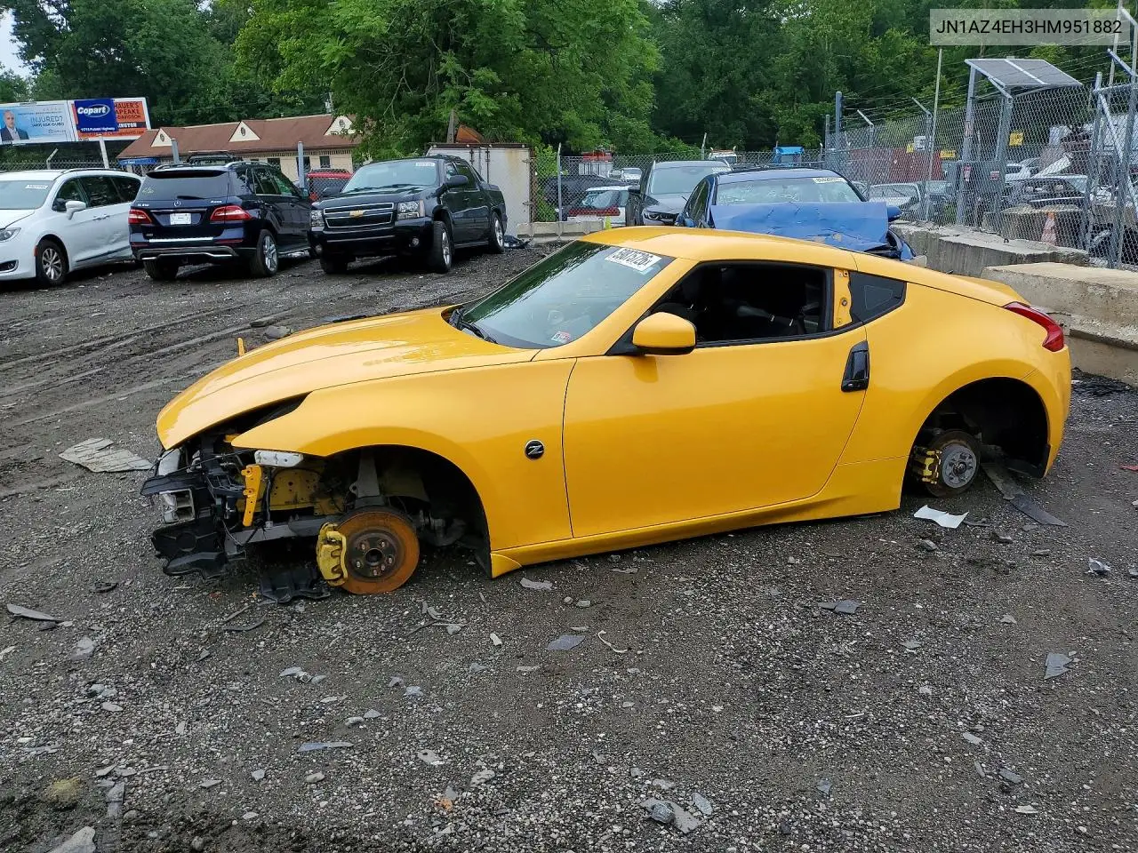 2017 Nissan 370Z Base VIN: JN1AZ4EH3HM951882 Lot: 59875726