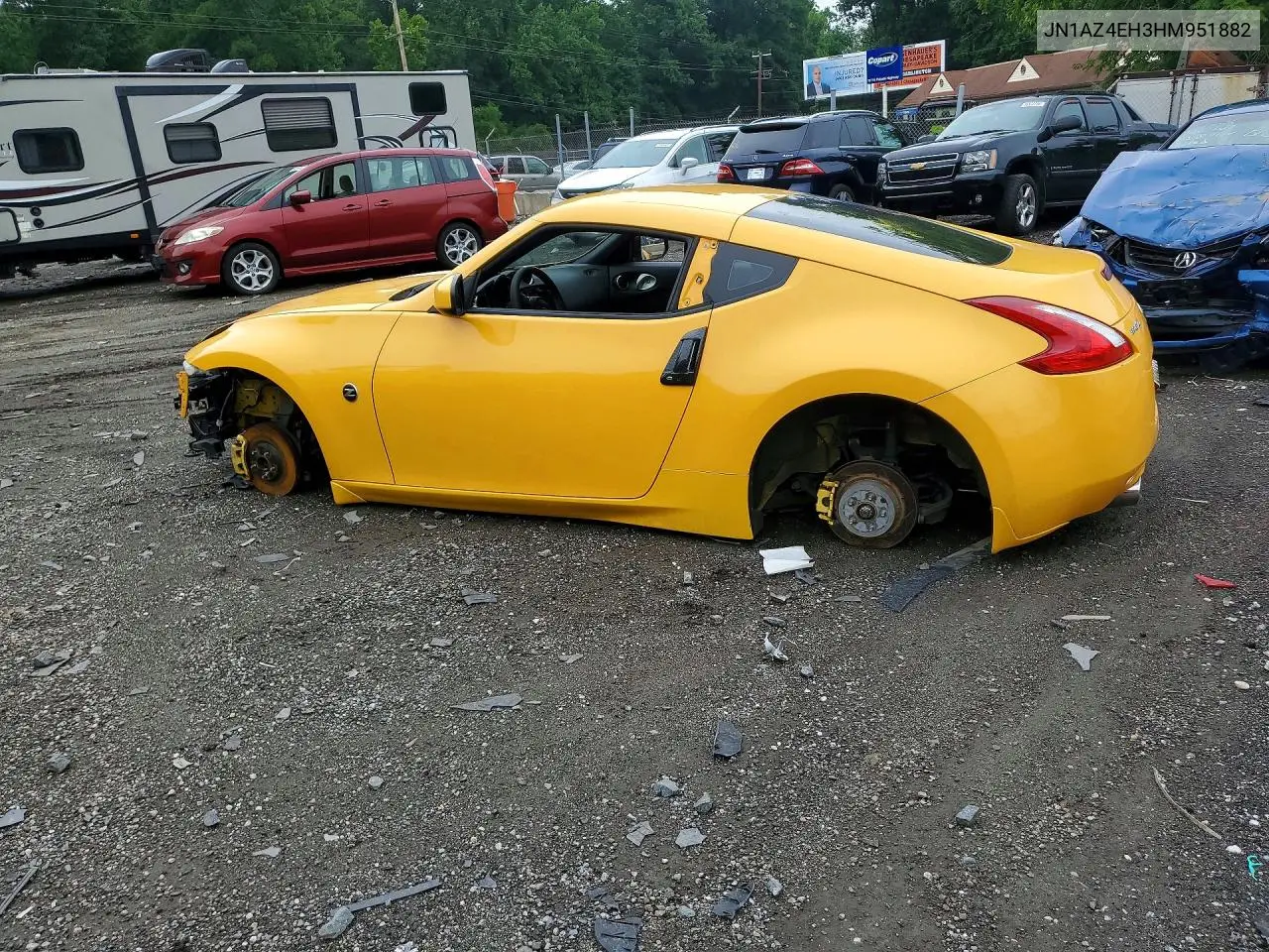 2017 Nissan 370Z Base VIN: JN1AZ4EH3HM951882 Lot: 59875726
