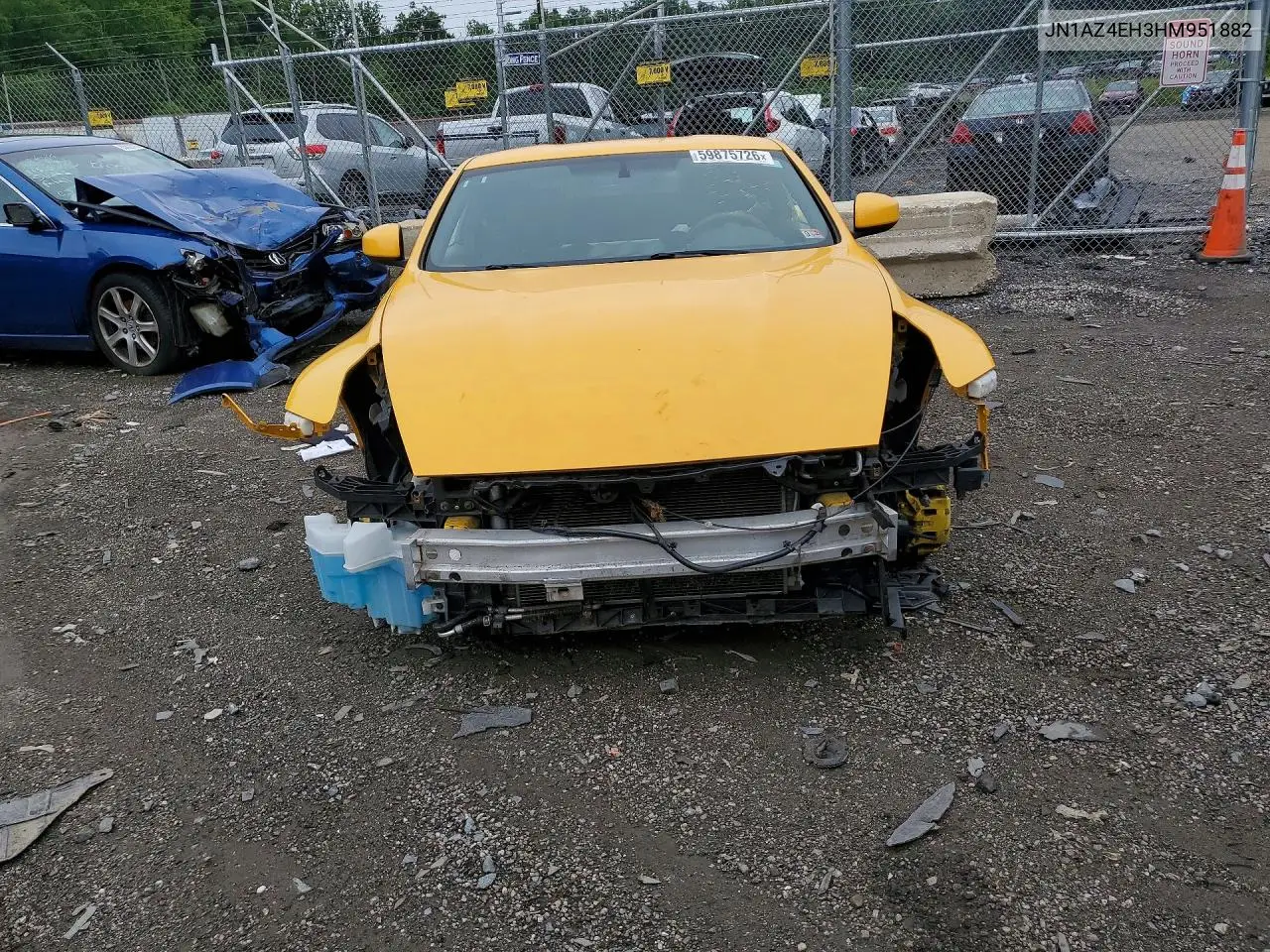 2017 Nissan 370Z Base VIN: JN1AZ4EH3HM951882 Lot: 59875726
