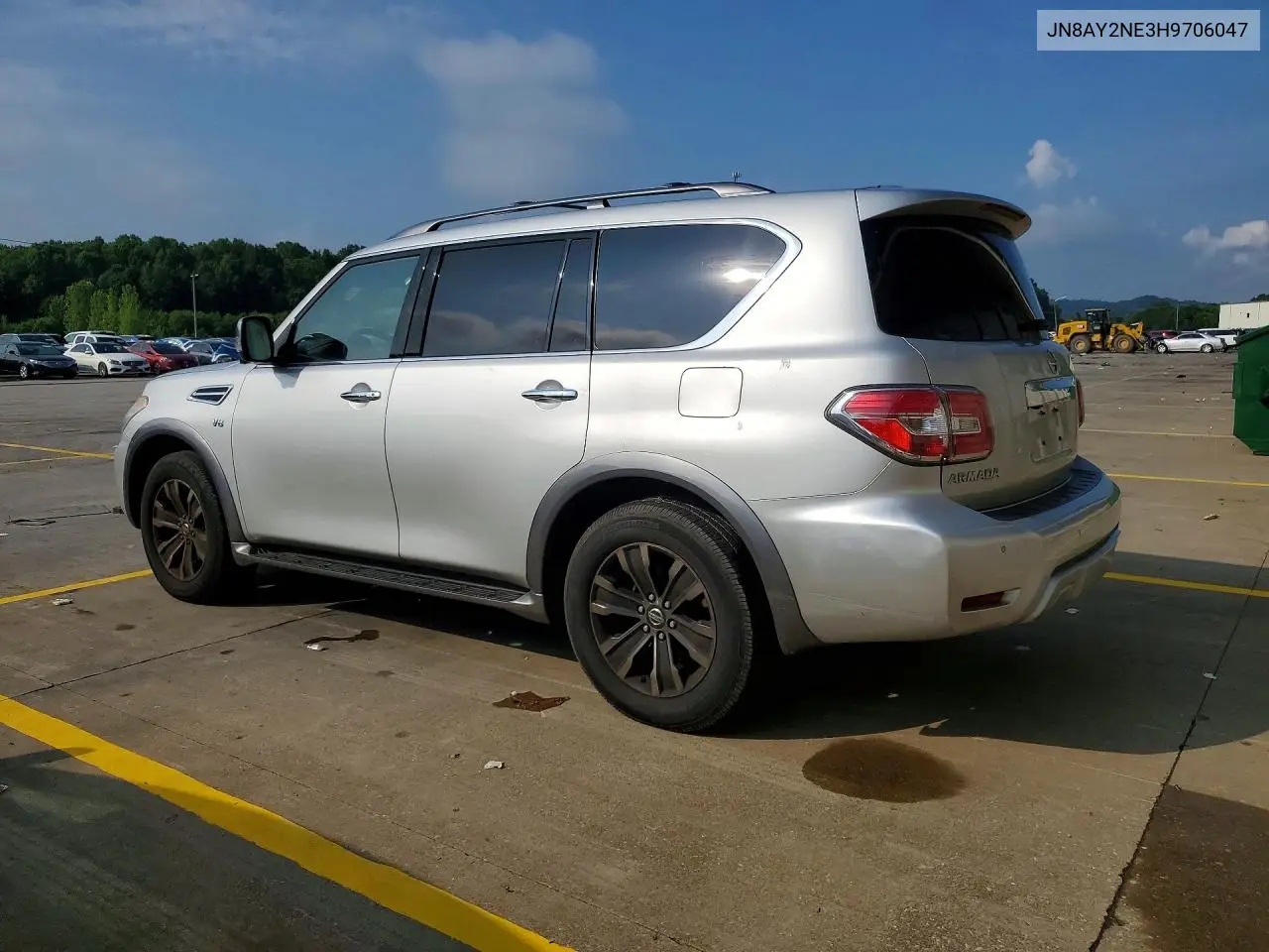 2017 Nissan Armada Platinum VIN: JN8AY2NE3H9706047 Lot: 59996266