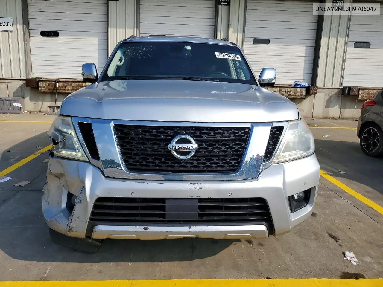 2017 Nissan Armada Platinum VIN: JN8AY2NE3H9706047 Lot: 59996266