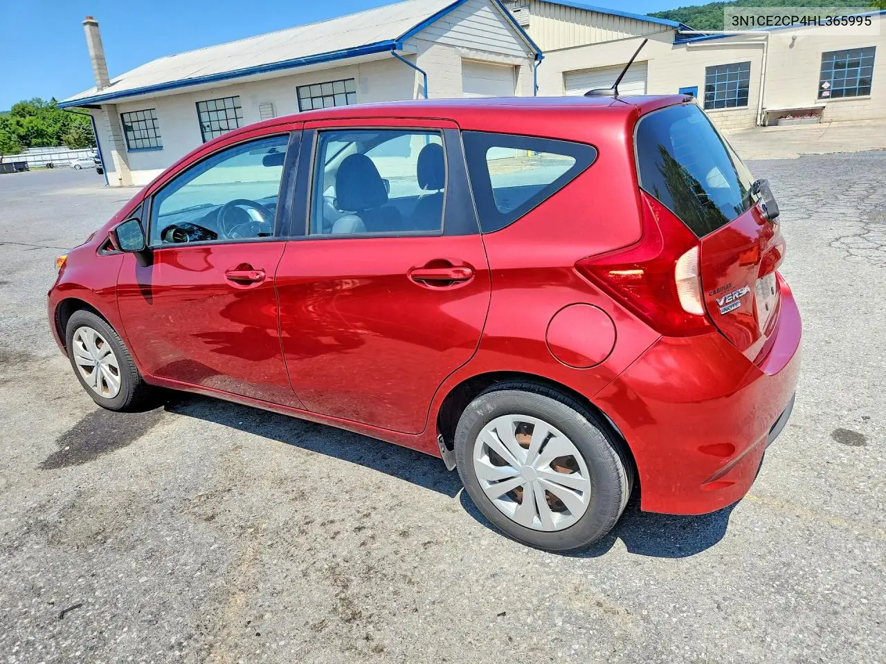 2017 Nissan Versa Note Sv VIN: 3N1CE2CP4HL365995 Lot: 60760456