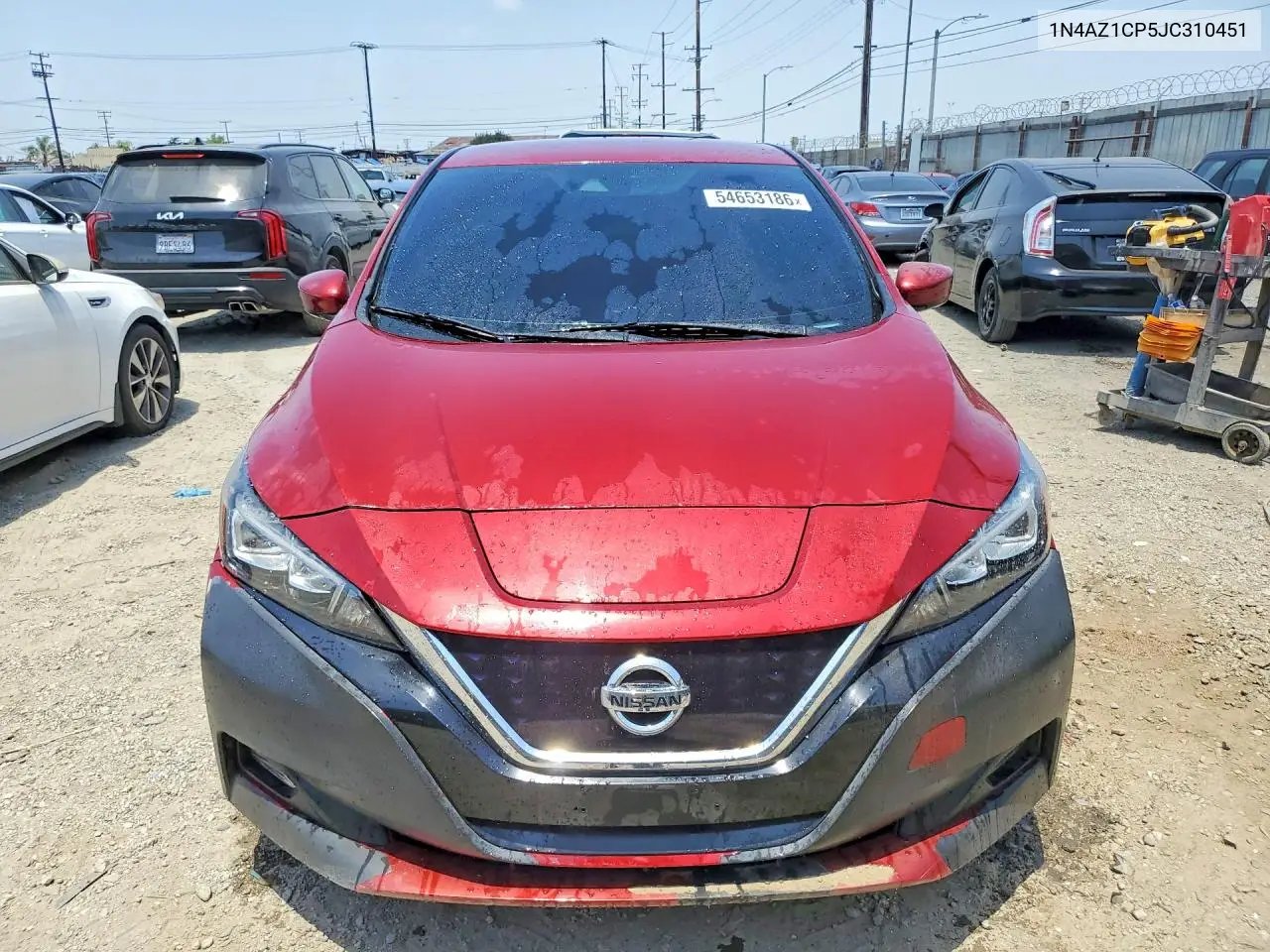 2018 Nissan Leaf Sv VIN: 1N4AZ1CP5JC310451 Lot: 54653186
