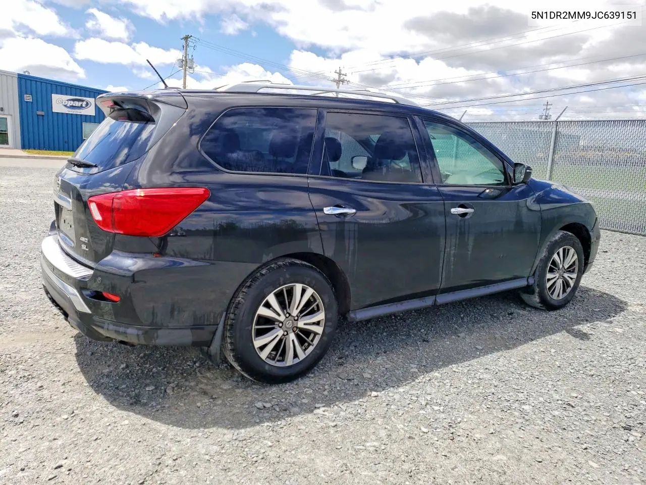 2018 Nissan Pathfinder S VIN: 5N1DR2MM9JC639151 Lot: 55125066