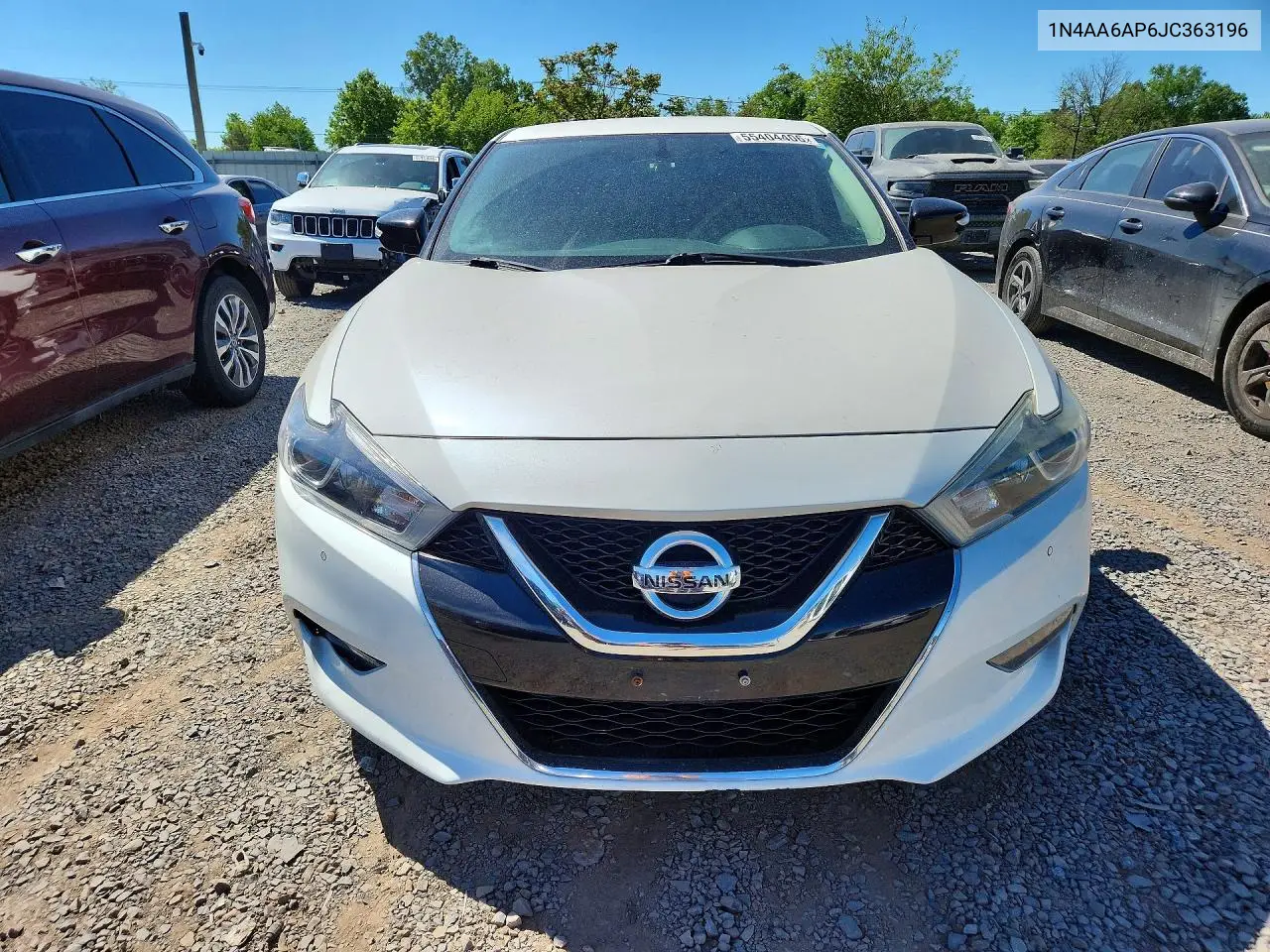 2018 Nissan Maxima 3.5 Sv VIN: 1N4AA6AP6JC363196 Lot: 55404406