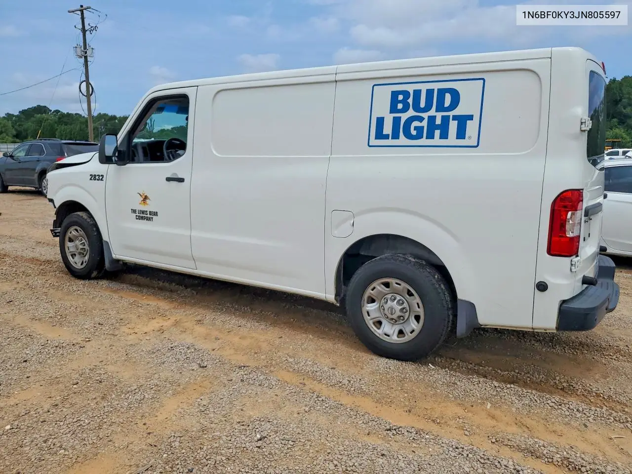 2018 Nissan Nv 2500 Hd Sv VIN: 1N6BF0KY3JN805597 Lot: 55576806