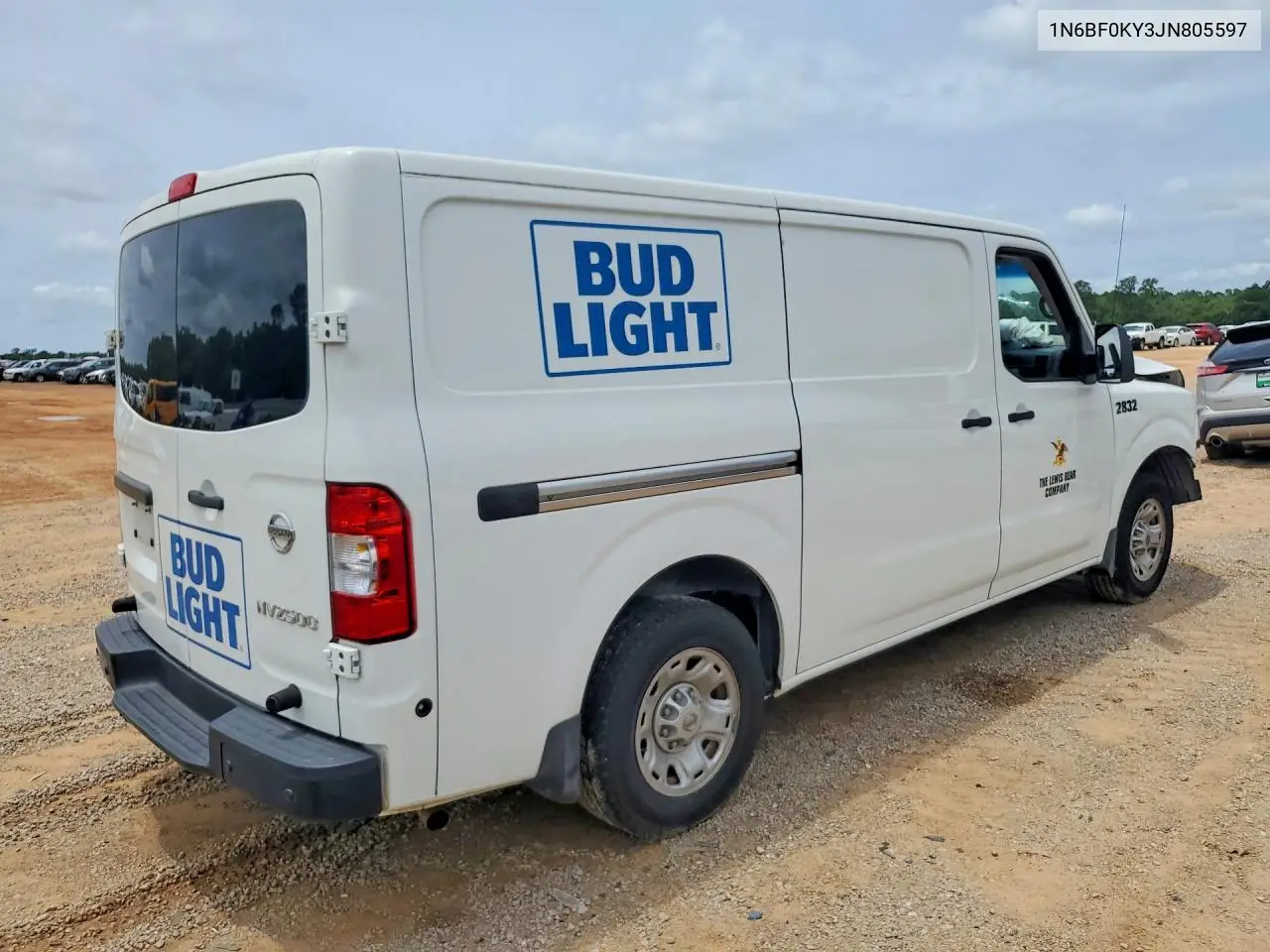 2018 Nissan Nv 2500 Hd Sv VIN: 1N6BF0KY3JN805597 Lot: 55576806
