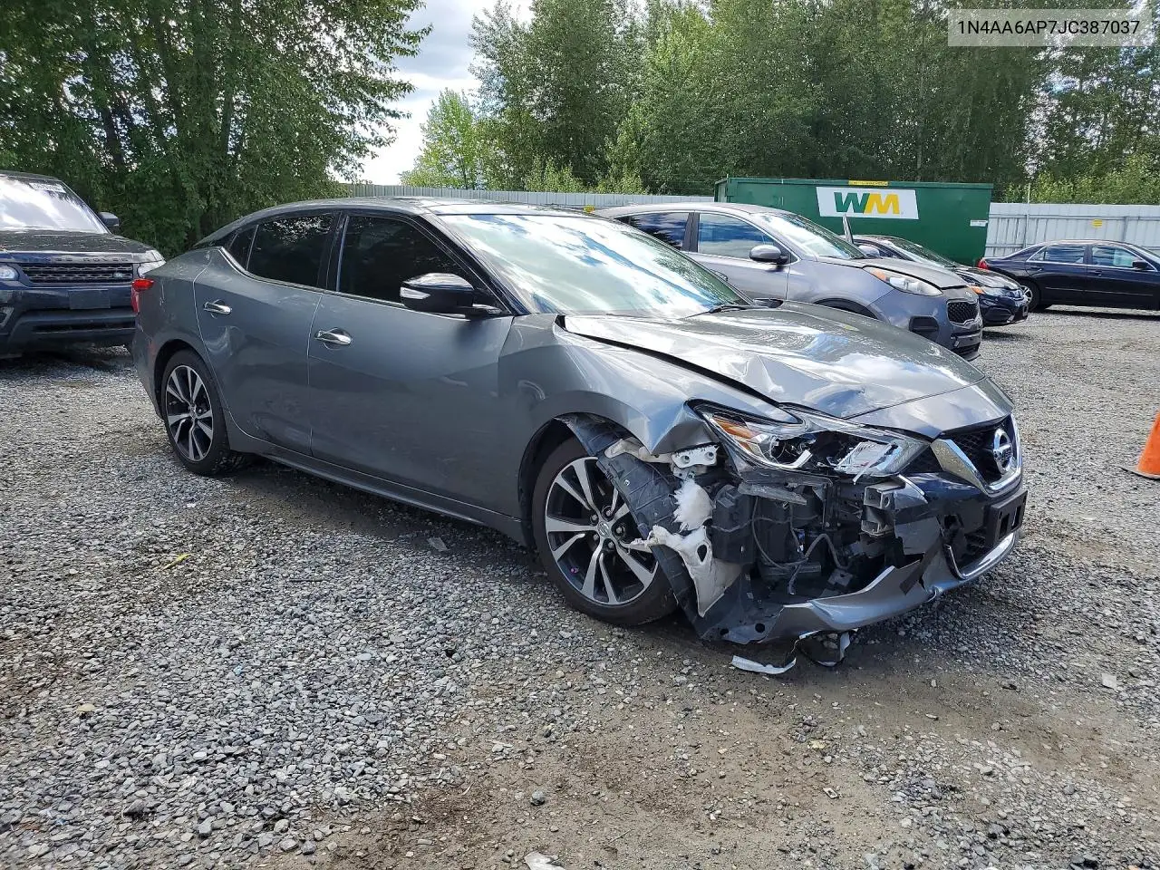 2018 Nissan Maxima 3.5 S VIN: 1N4AA6AP7JC387037 Lot: 56641966