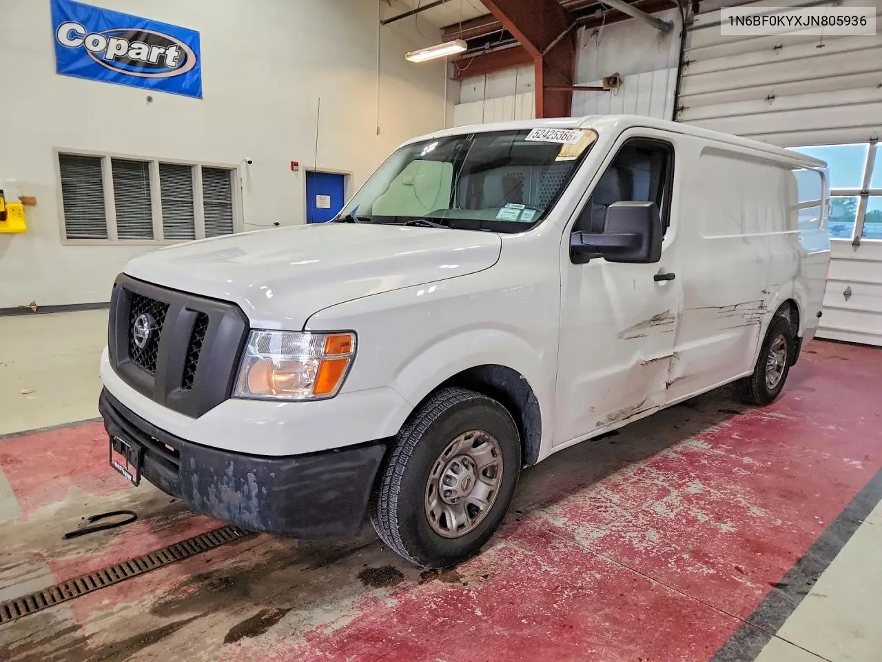 2018 Nissan Nv 2500 Hd Sv Cargo- R & D- Pri Fleet VIN: 1N6BF0KYXJN805936 Lot: 56706596