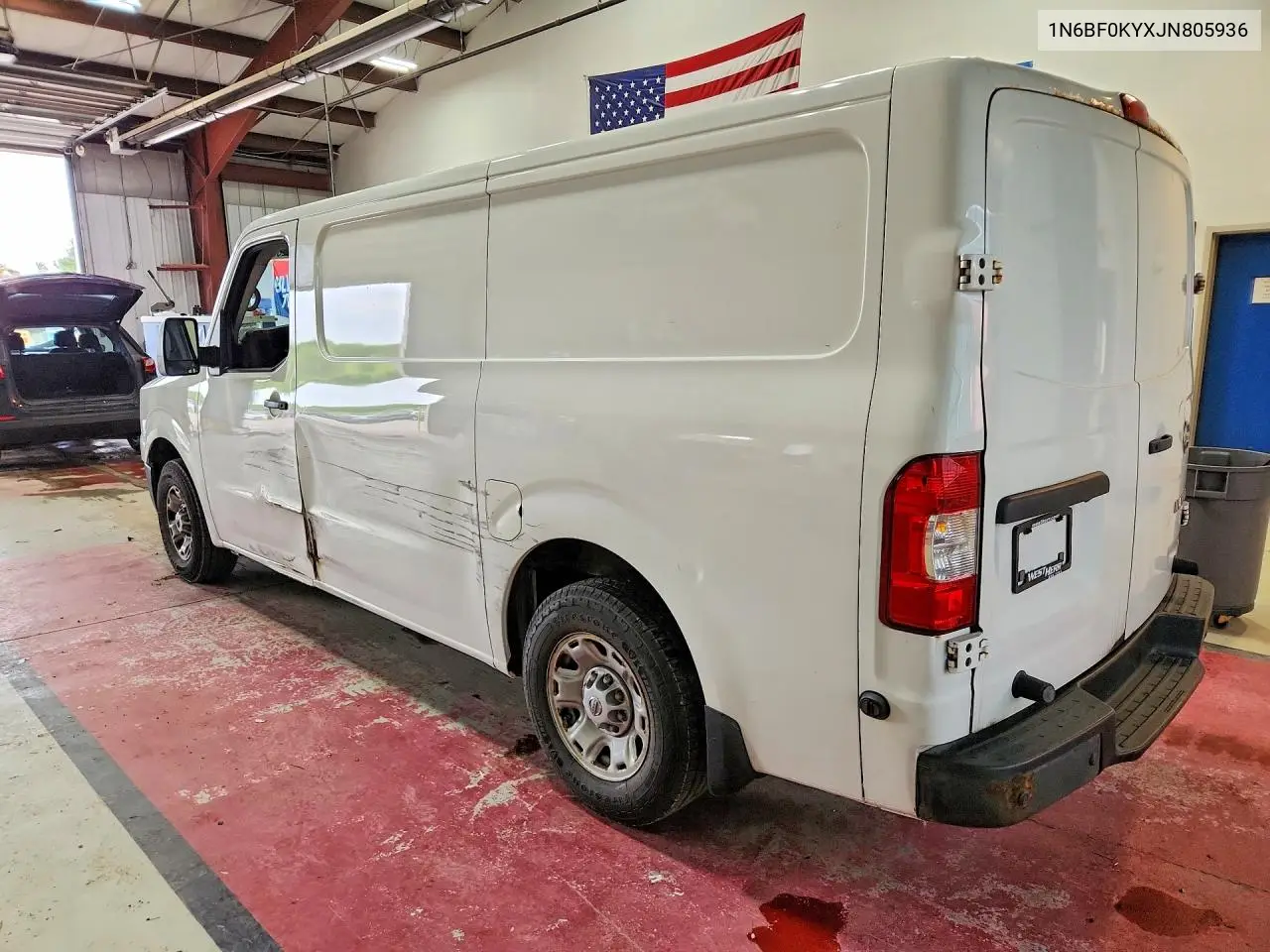 2018 Nissan Nv 2500 Hd Sv Cargo- R & D- Pri Fleet VIN: 1N6BF0KYXJN805936 Lot: 56706596