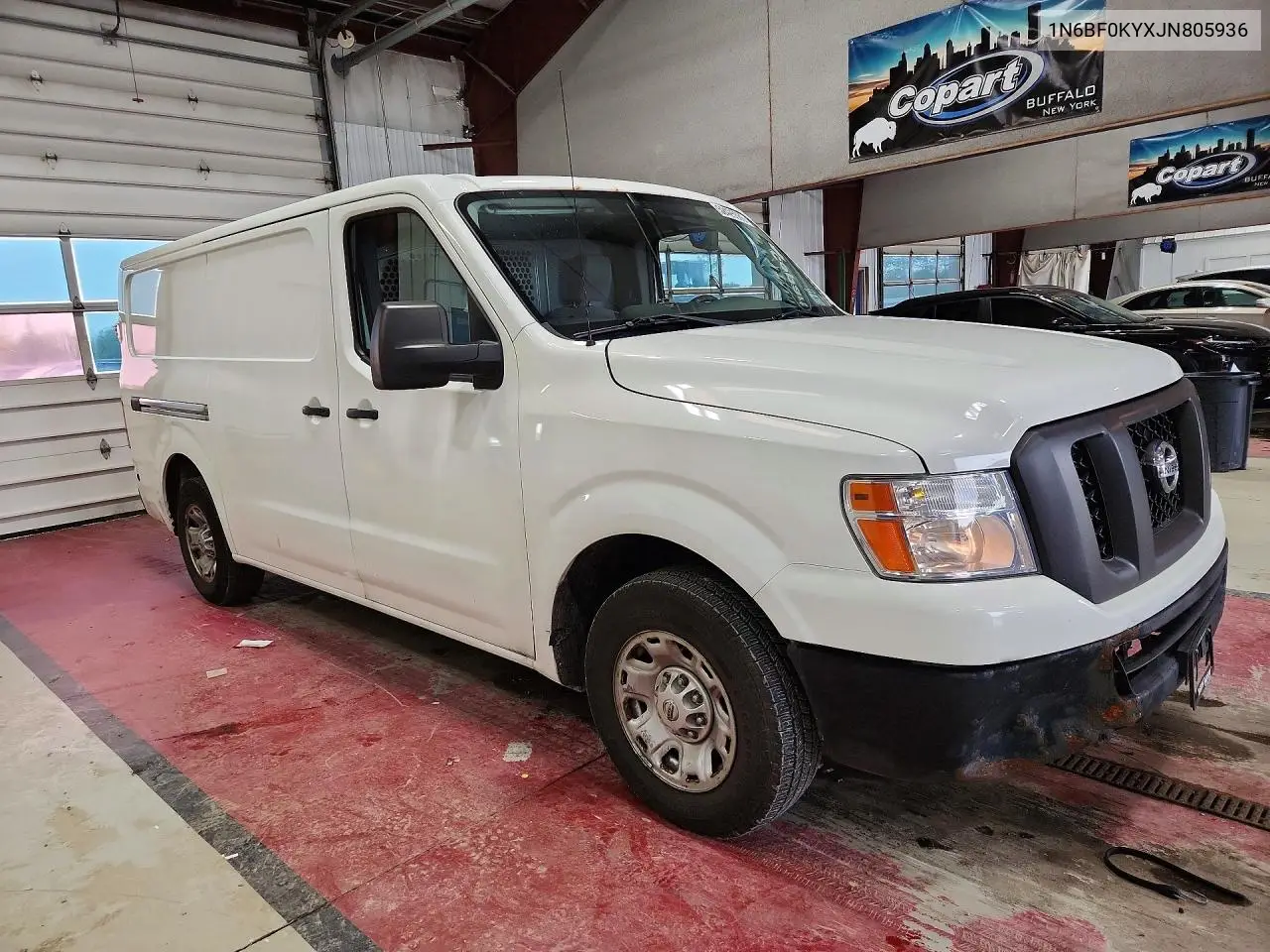2018 Nissan Nv 2500 Hd Sv Cargo- R & D- Pri Fleet VIN: 1N6BF0KYXJN805936 Lot: 56706596
