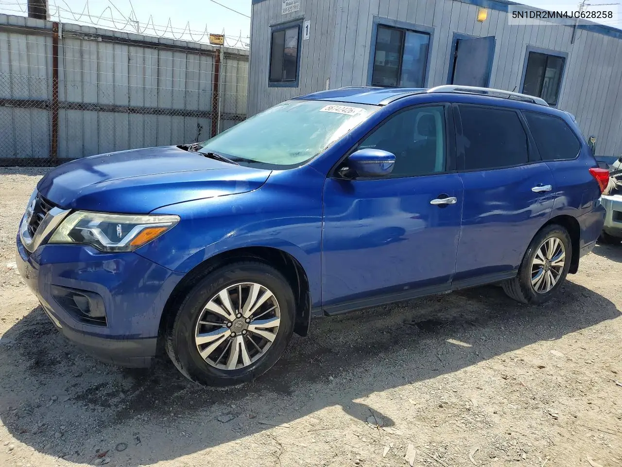 2018 Nissan Pathfinder S VIN: 5N1DR2MN4JC628258 Lot: 56742426