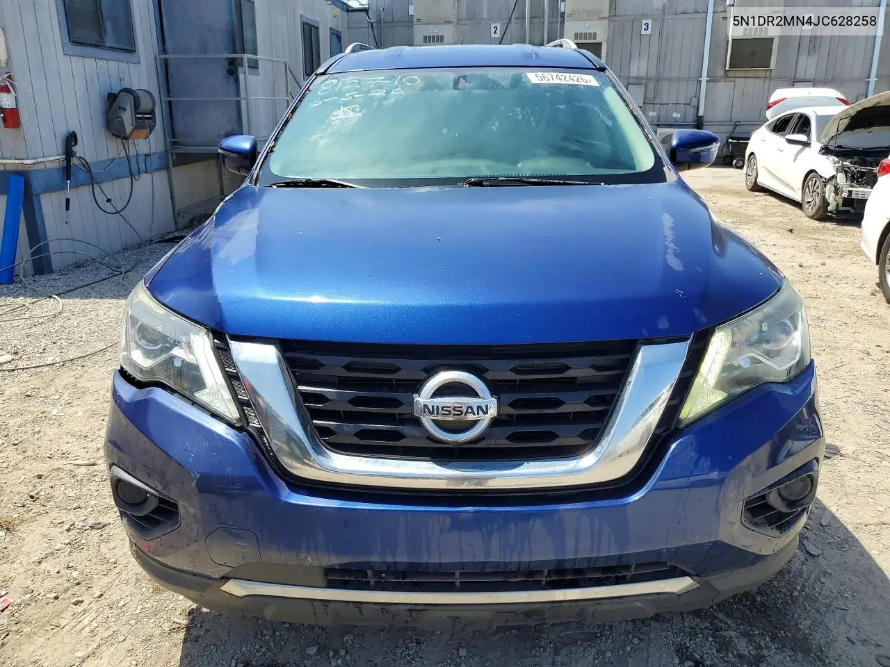 2018 Nissan Pathfinder S VIN: 5N1DR2MN4JC628258 Lot: 56742426