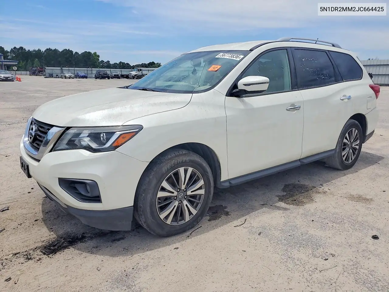 2018 Nissan Pathfinder Sv VIN: 5N1DR2MM2JC664425 Lot: 56773836