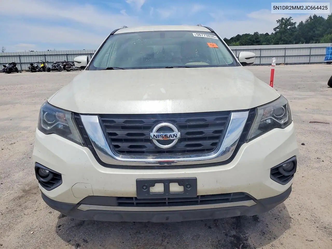 2018 Nissan Pathfinder Sv VIN: 5N1DR2MM2JC664425 Lot: 56773836