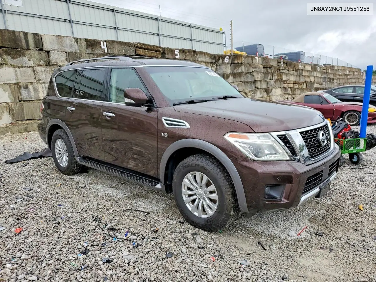2018 Nissan Armada Sv VIN: JN8AY2NC1J9551258 Lot: 56787406