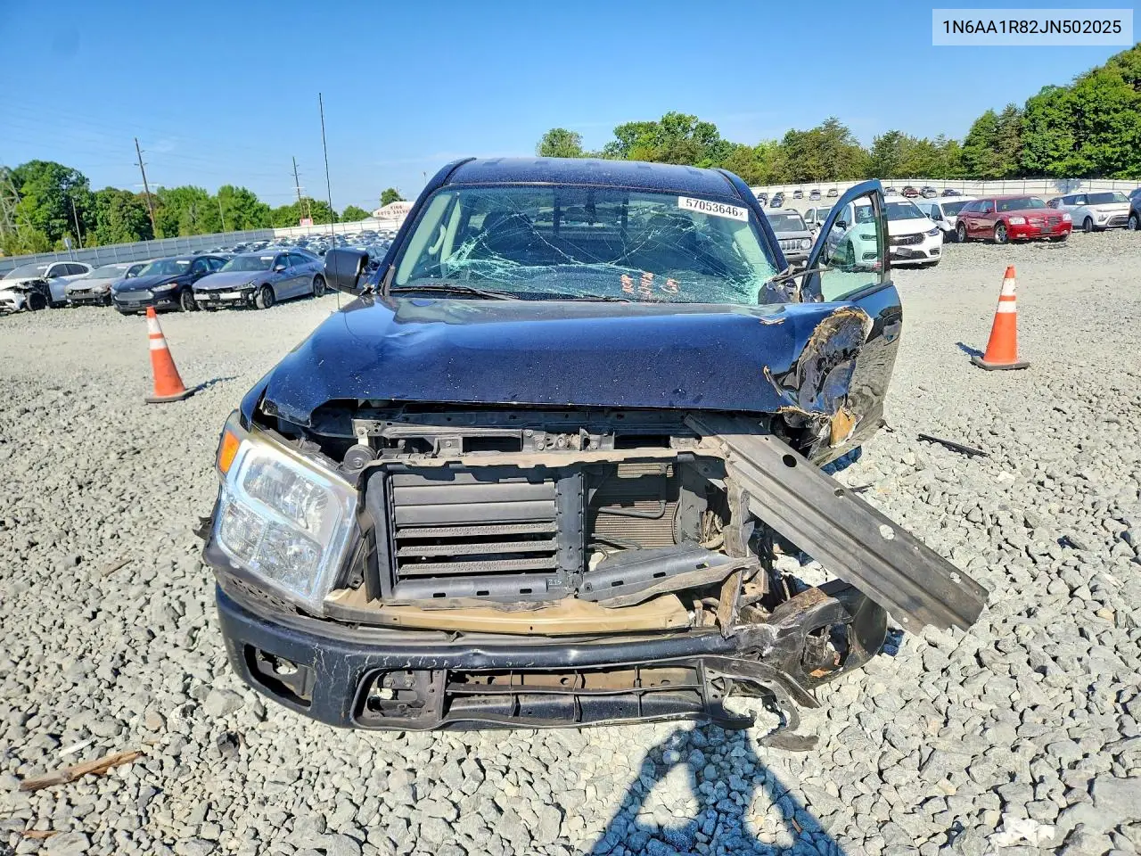 2018 Nissan Titan S VIN: 1N6AA1R82JN502025 Lot: 57053646
