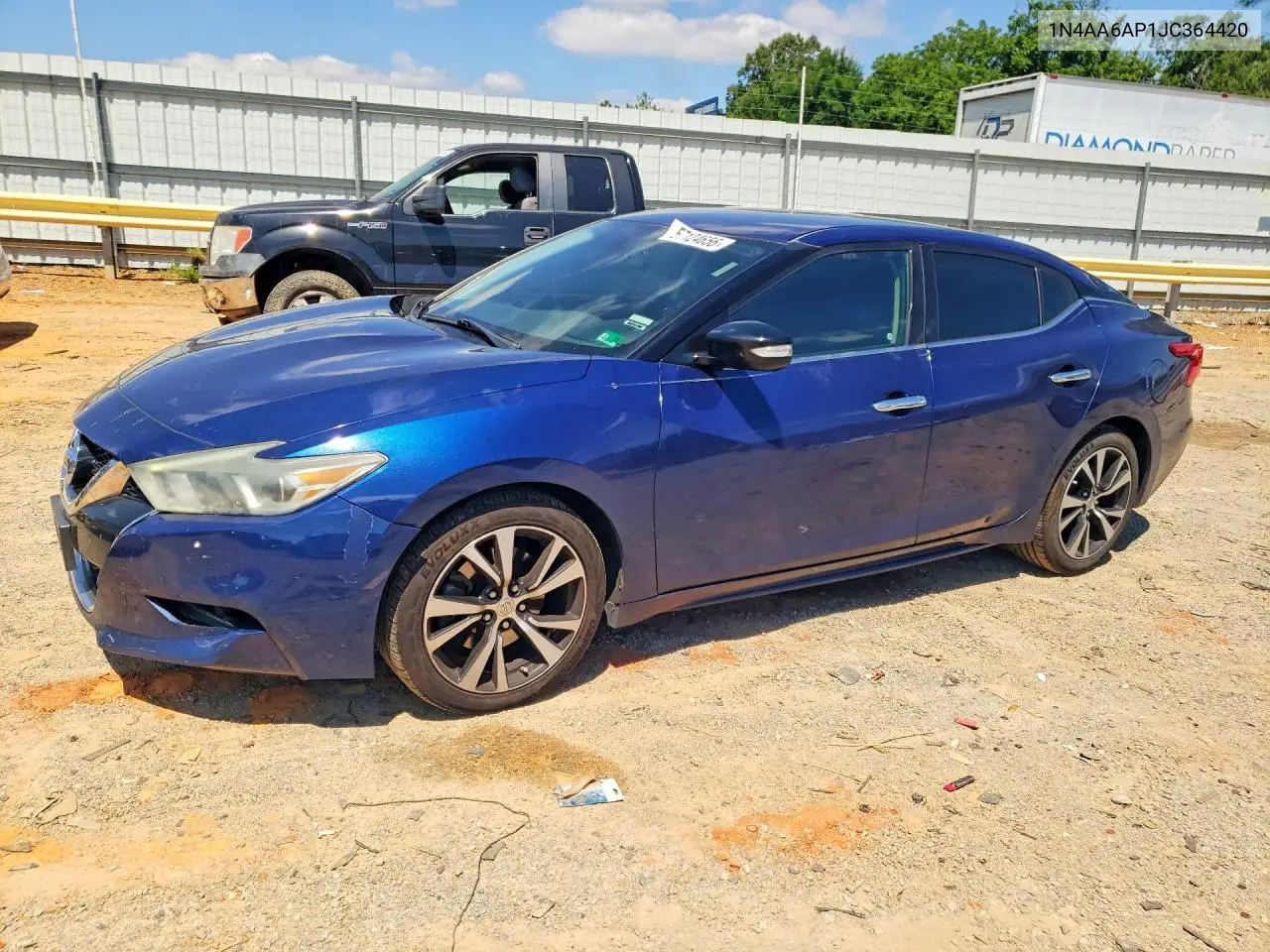 2018 Nissan Maxima 3.5 Sv VIN: 1N4AA6AP1JC364420 Lot: 57124656