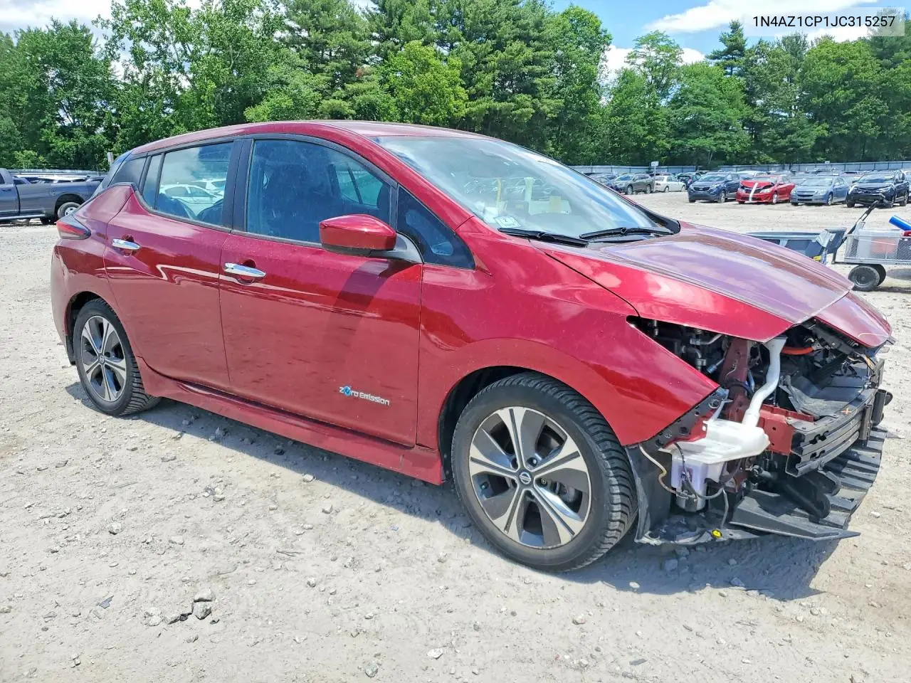 2018 Nissan Leaf Sv VIN: 1N4AZ1CP1JC315257 Lot: 57358976