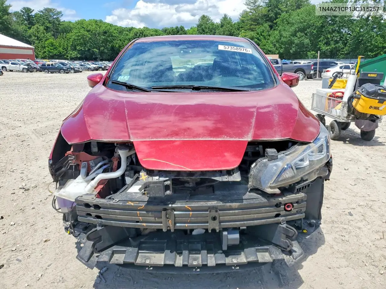 2018 Nissan Leaf Sv VIN: 1N4AZ1CP1JC315257 Lot: 57358976