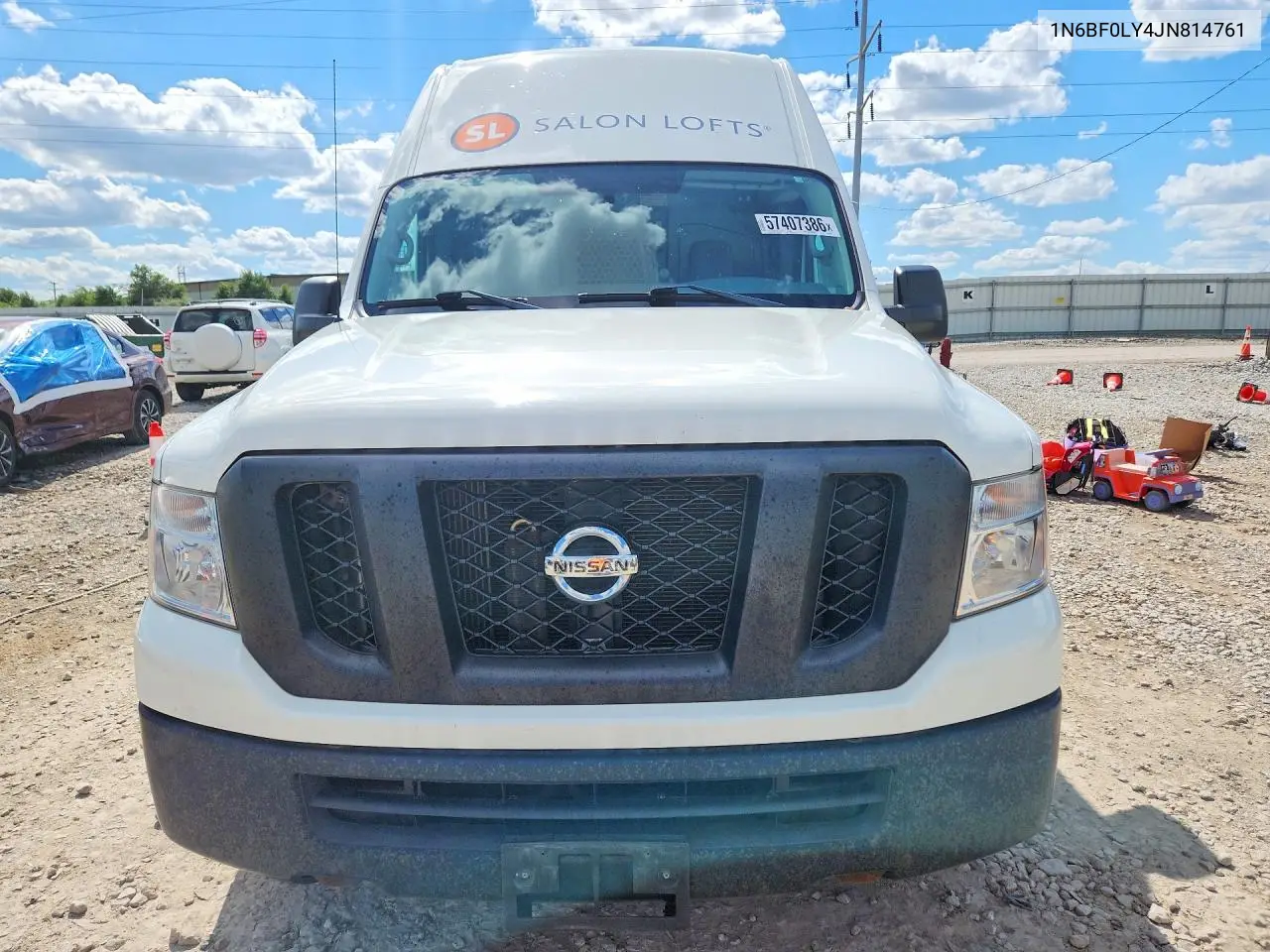 2018 Nissan Nv 2500 Hd S VIN: 1N6BF0LY4JN814761 Lot: 57407386