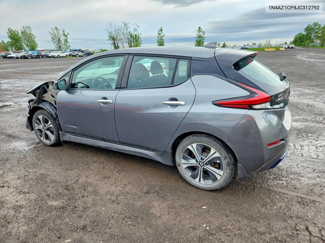 2018 Nissan Leaf S VIN: 1N4AZ1CP8JC312792 Lot: 57827516