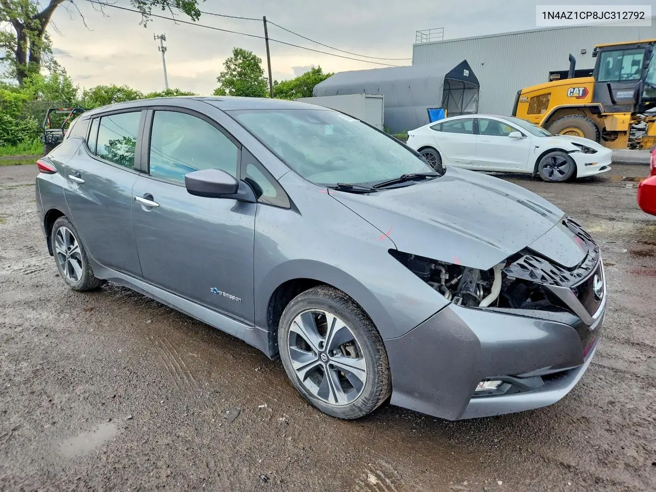 2018 Nissan Leaf S VIN: 1N4AZ1CP8JC312792 Lot: 57827516