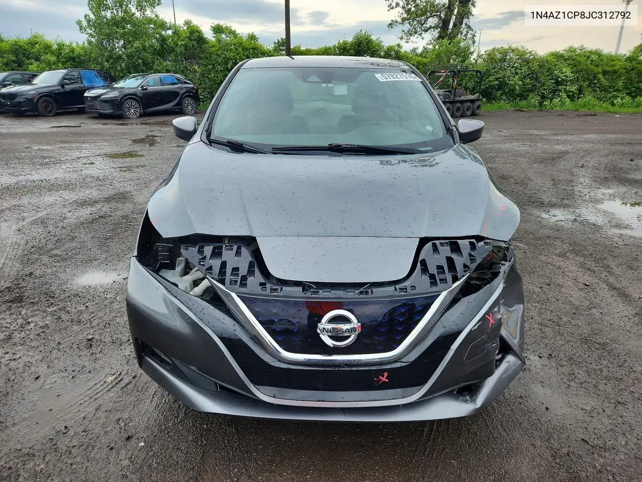 2018 Nissan Leaf S VIN: 1N4AZ1CP8JC312792 Lot: 57827516