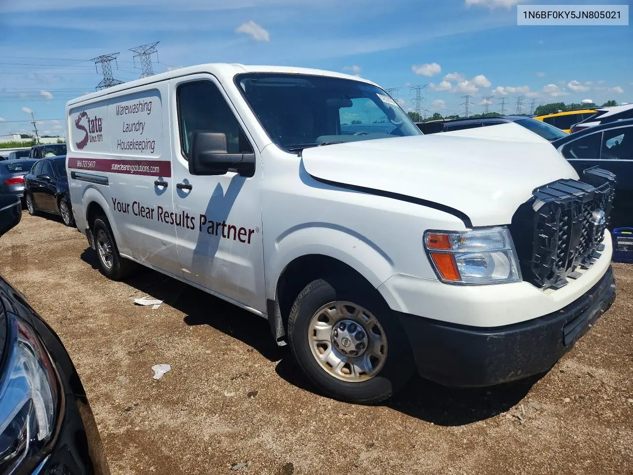 2018 Nissan Nv 2500 Hd Sv VIN: 1N6BF0KY5JN805021 Lot: 57832106