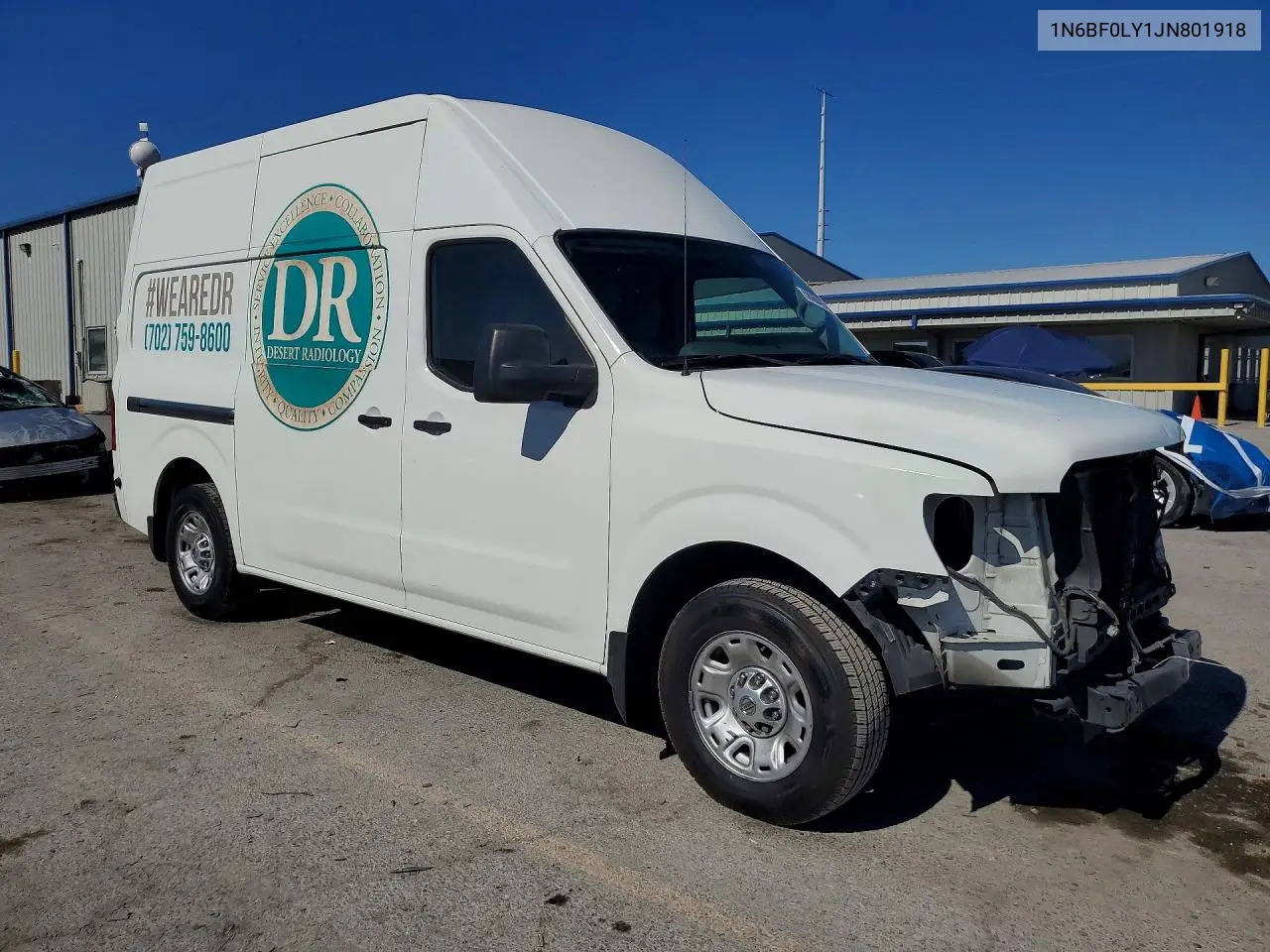 2018 Nissan Nv 2500 Hd Sv VIN: 1N6BF0LY1JN801918 Lot: 58060406