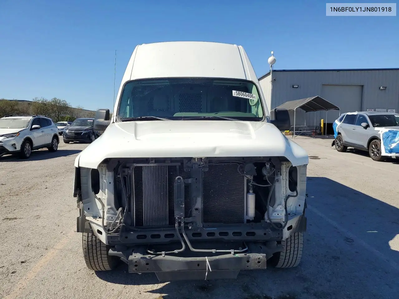 2018 Nissan Nv 2500 Hd Sv VIN: 1N6BF0LY1JN801918 Lot: 58060406