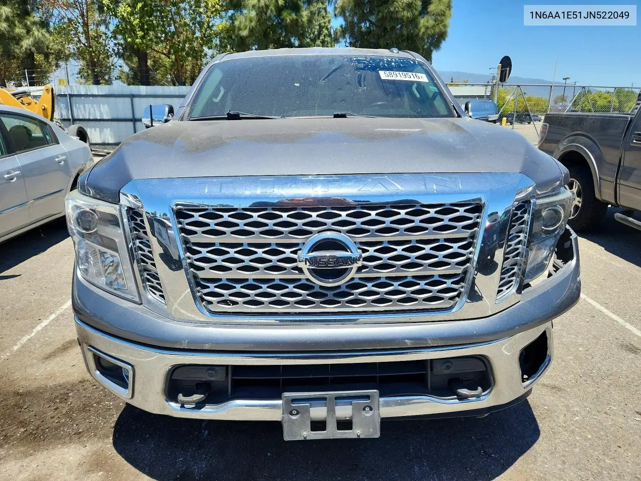 2018 Nissan Titan Sl VIN: 1N6AA1E51JN522049 Lot: 58919516