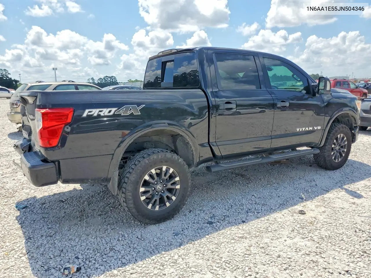 2018 Nissan Titan Pro-4X VIN: 1N6AA1E55JN504346 Lot: 59365186