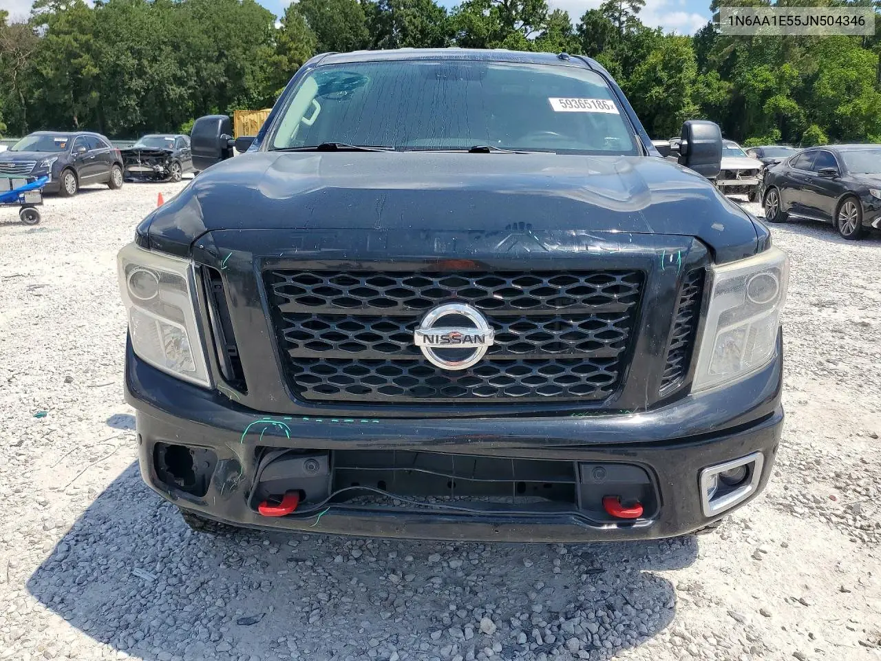 2018 Nissan Titan Pro-4X VIN: 1N6AA1E55JN504346 Lot: 59365186
