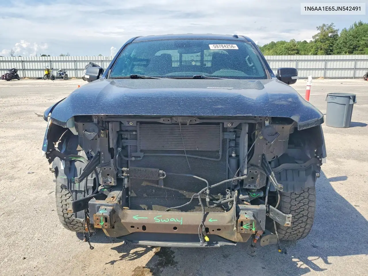 2018 Nissan Titan Sv VIN: 1N6AA1E65JN542491 Lot: 59784256