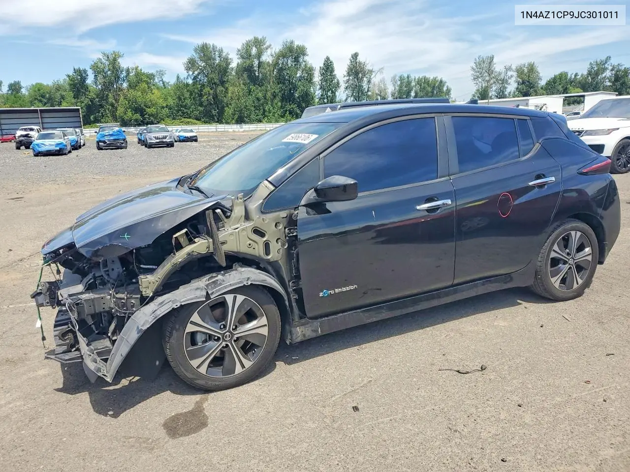 2018 Nissan Leaf Sv VIN: 1N4AZ1CP9JC301011 Lot: 59866106