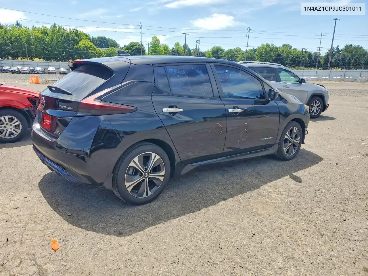 2018 Nissan Leaf Sv VIN: 1N4AZ1CP9JC301011 Lot: 59866106