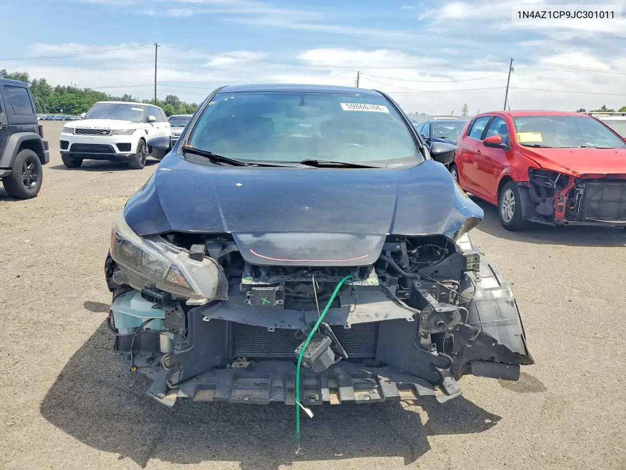 2018 Nissan Leaf Sv VIN: 1N4AZ1CP9JC301011 Lot: 59866106