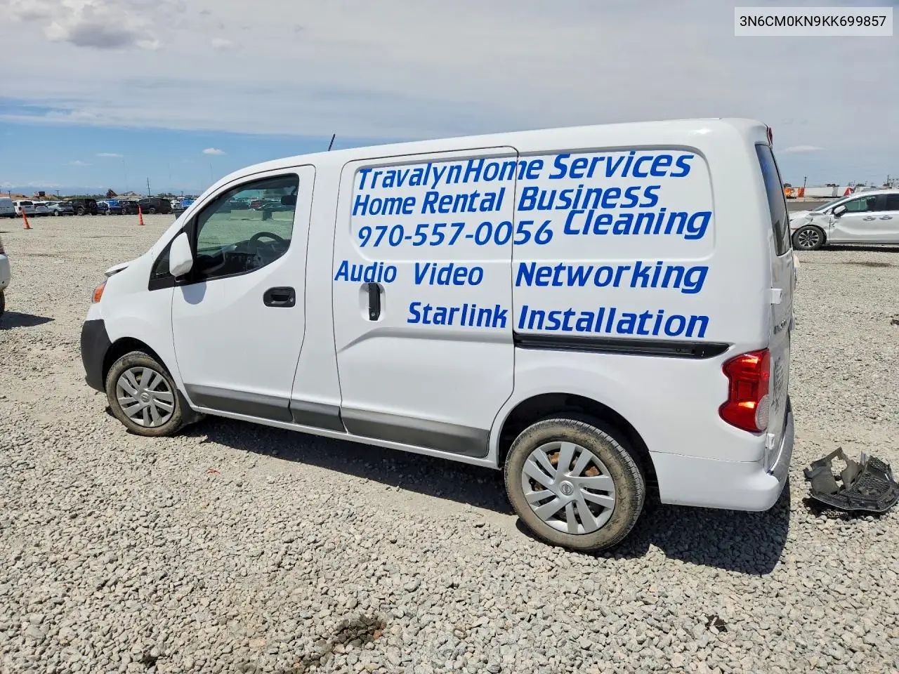 2019 Nissan Nv200 Sv VIN: 3N6CM0KN9KK699857 Lot: 52151316
