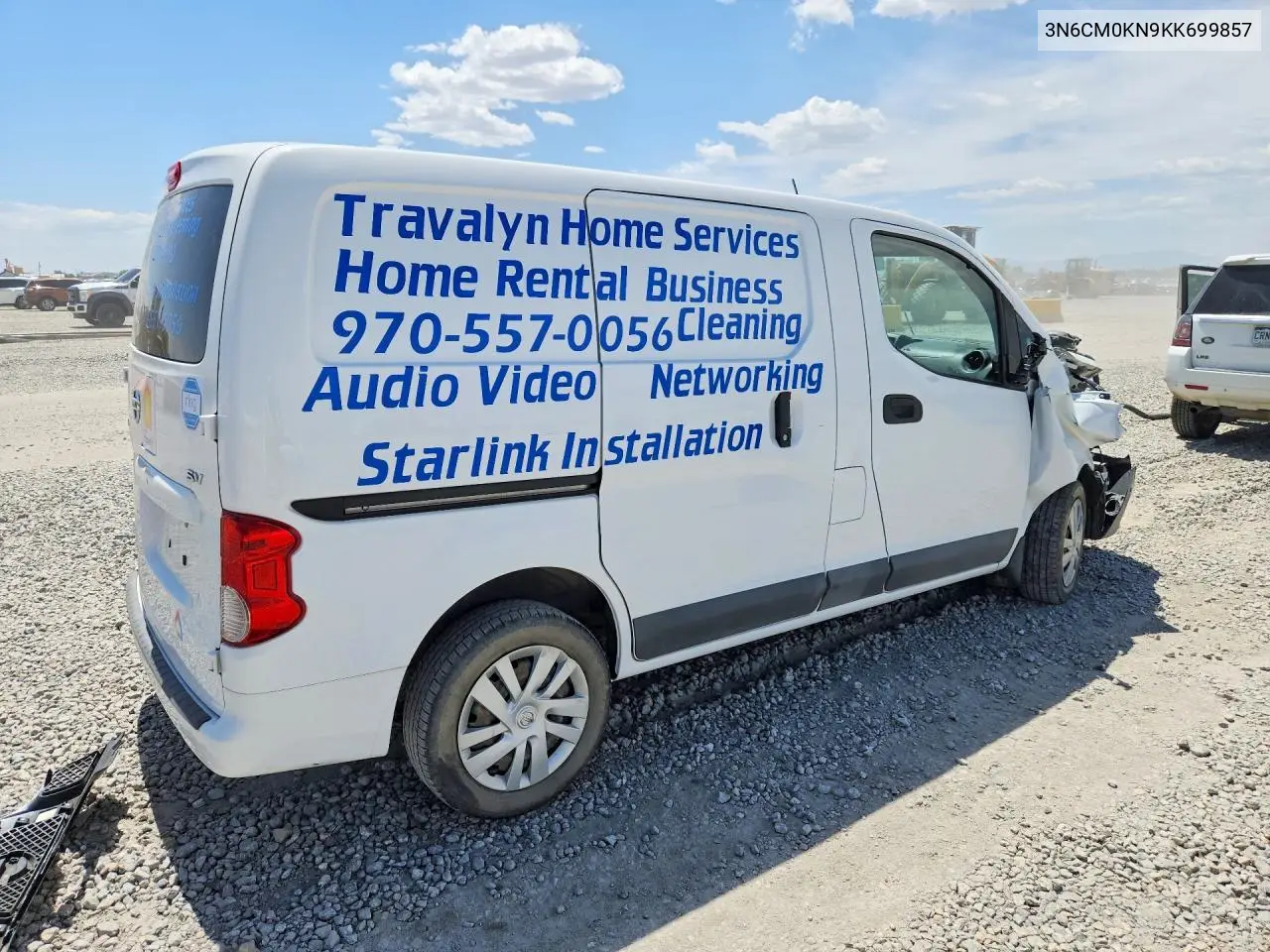 2019 Nissan Nv200 Sv VIN: 3N6CM0KN9KK699857 Lot: 52151316