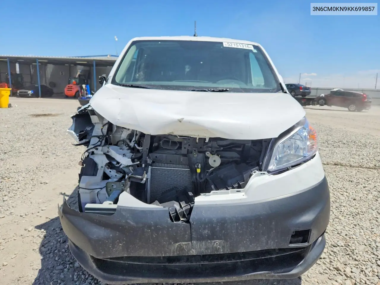 2019 Nissan Nv200 Sv VIN: 3N6CM0KN9KK699857 Lot: 52151316